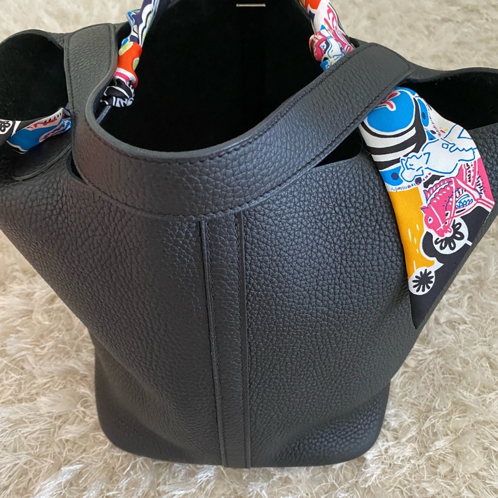 Hermes Picotin Lock 22 Black Bag - Gem